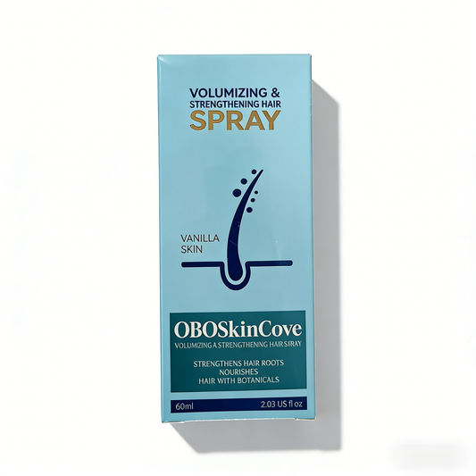 OBOSkincove Volumizing Hair Essence for Fine Hair, Paraben-Free Botanical Liquid, Strengthen Roots, Boost Volume, Light Dry Finish Unisex Haircare