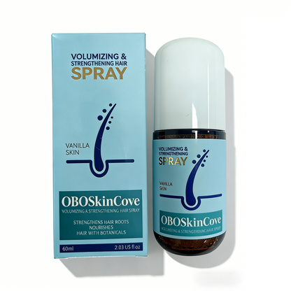 OBOSkincove Volumizing Hair Essence for Fine Hair, Paraben-Free Botanical Liquid, Strengthen Roots, Boost Volume, Light Dry Finish Unisex Haircare