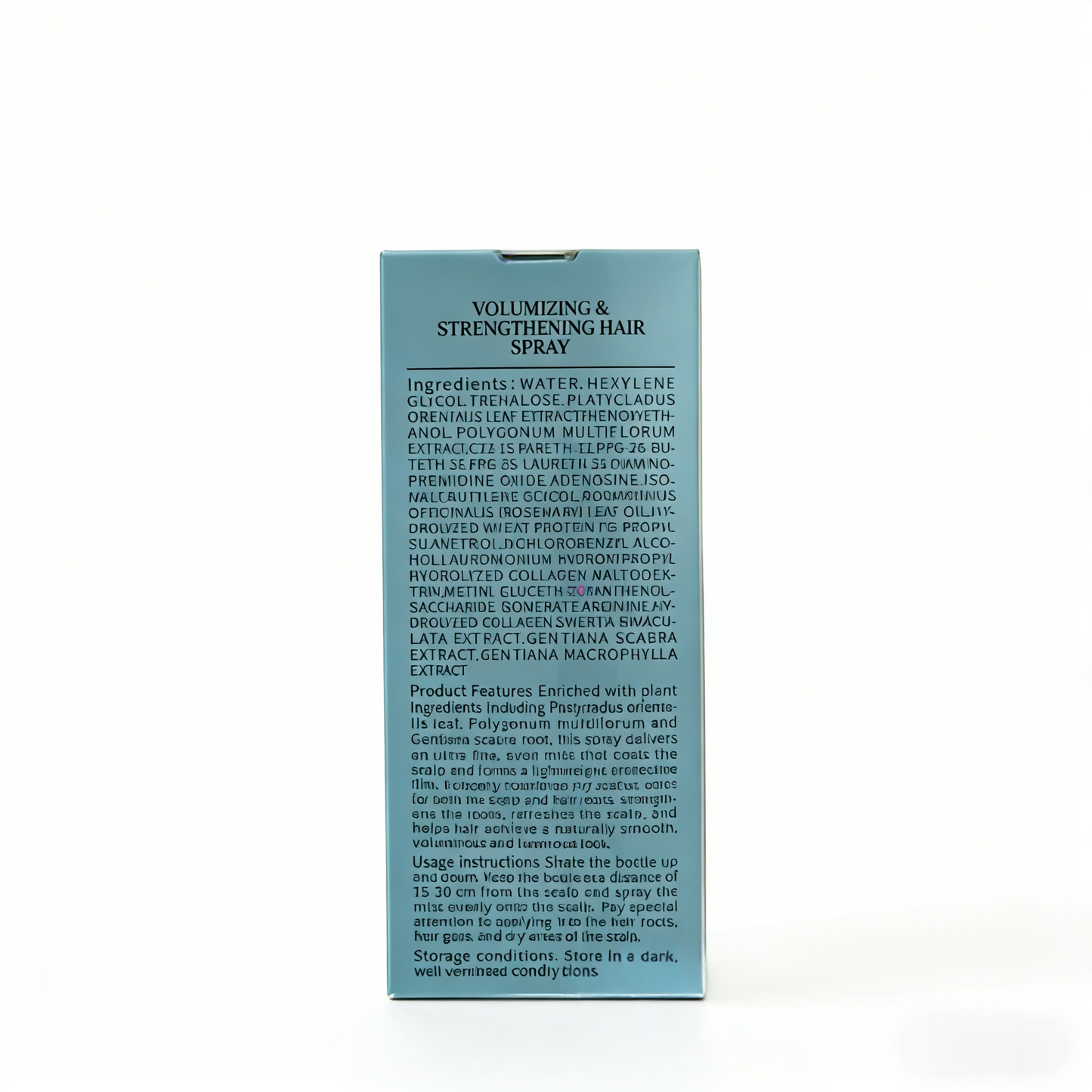 OBOSkincove Volumizing Hair Essence for Fine Hair, Paraben-Free Botanical Liquid, Strengthen Roots, Boost Volume, Light Dry Finish Unisex Haircare