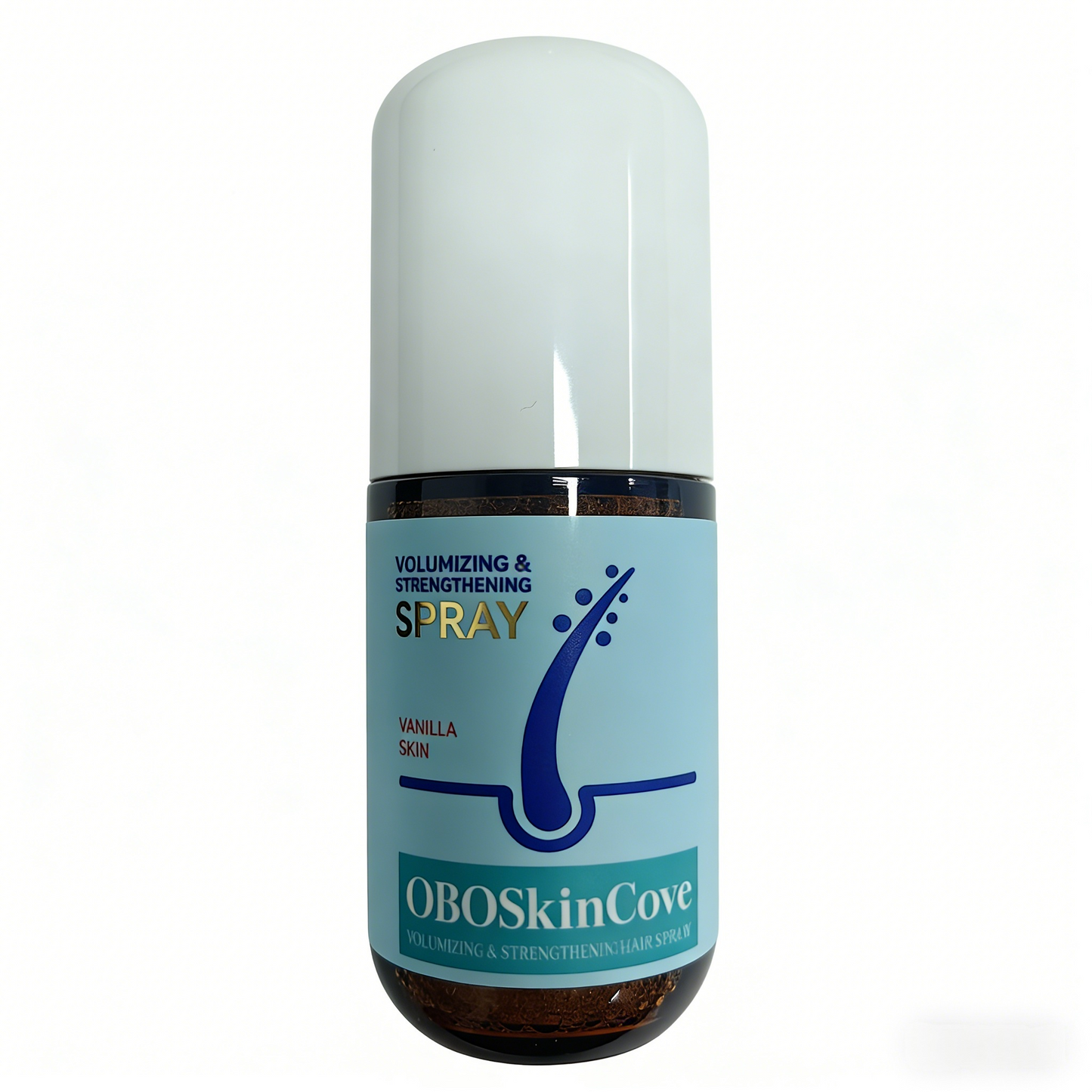 OBOSkincove Volumizing Hair Essence for Fine Hair, Paraben-Free Botanical Liquid, Strengthen Roots, Boost Volume, Light Dry Finish Unisex Haircare
