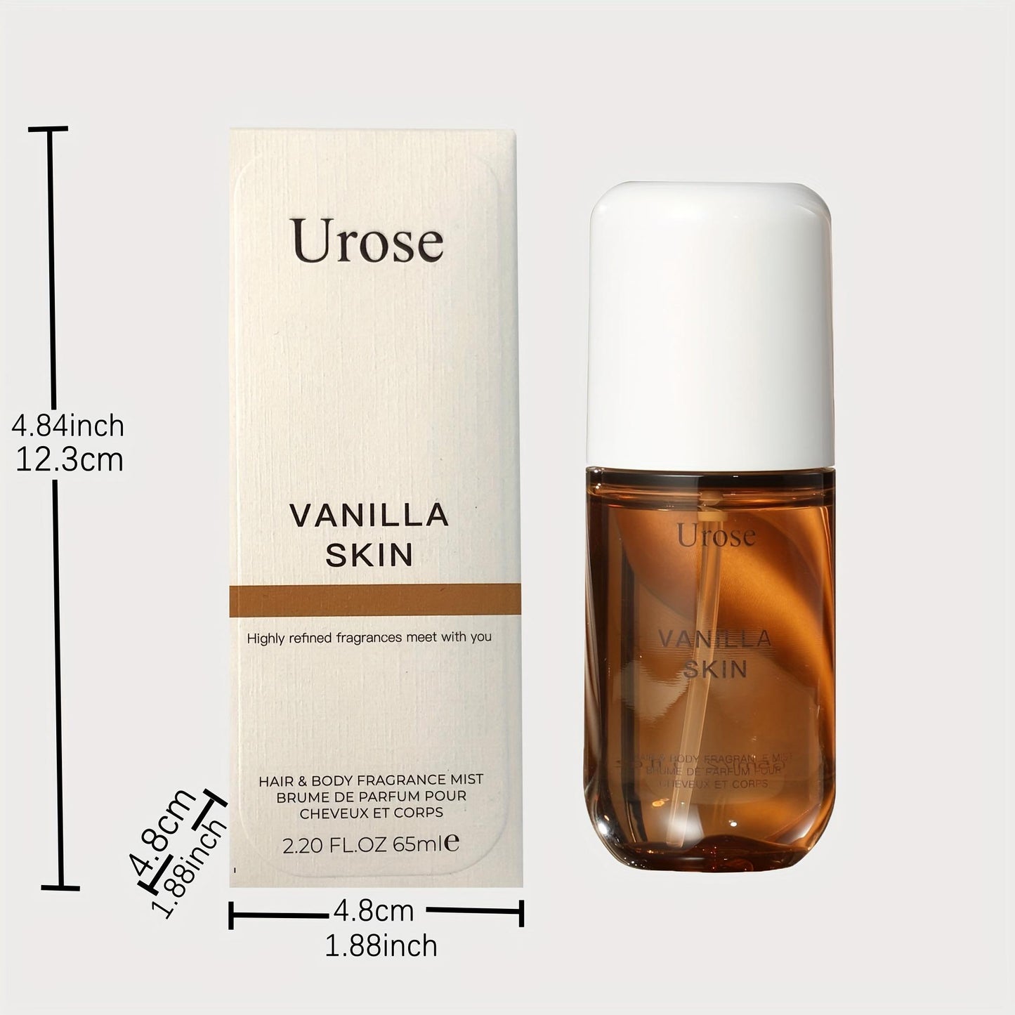 Vanilla Coconut Perfume Body Spray Vanilla skin care perfume, suitable for dates, daily life, parties, gifts