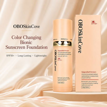 4-In-1 SPF50+++ Foundation, Waterproof Full Coverage Concealer, Moisturizing Evens Skin Tone, Hydrating Medium Shade for Sports & Daily Use